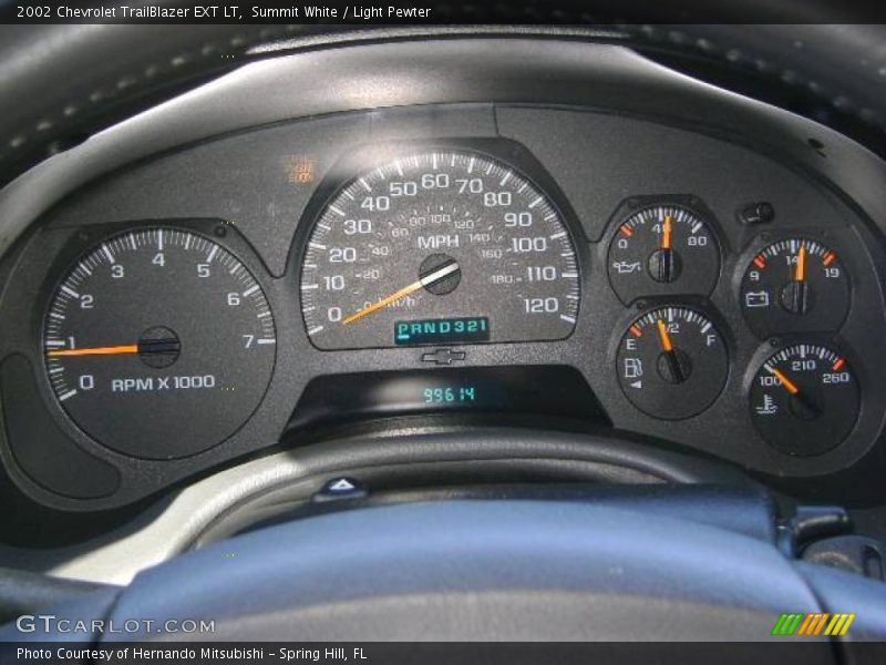Summit White / Light Pewter 2002 Chevrolet TrailBlazer EXT LT