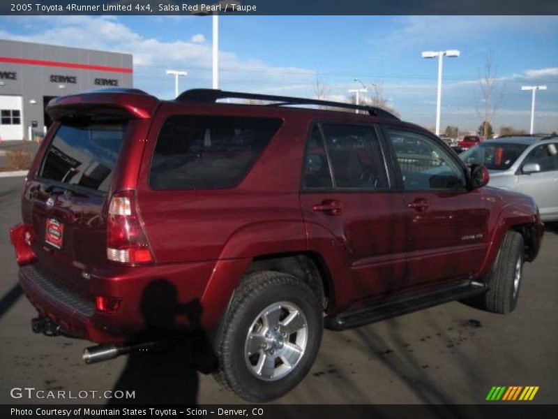 Salsa Red Pearl / Taupe 2005 Toyota 4Runner Limited 4x4