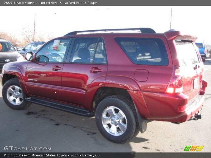 Salsa Red Pearl / Taupe 2005 Toyota 4Runner Limited 4x4