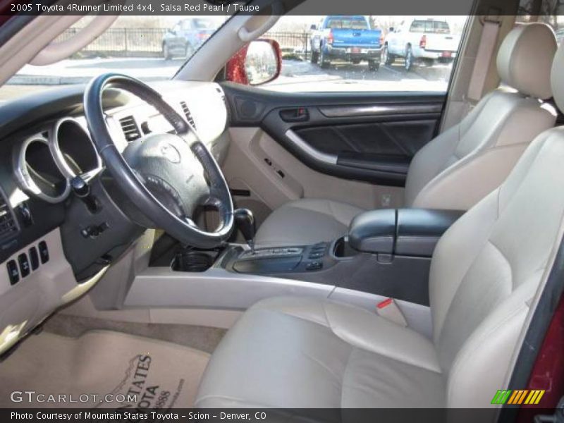 Salsa Red Pearl / Taupe 2005 Toyota 4Runner Limited 4x4