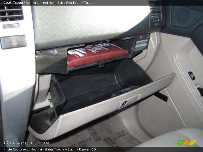 Salsa Red Pearl / Taupe 2005 Toyota 4Runner Limited 4x4