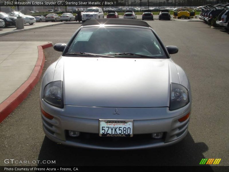 Sterling Silver Metallic / Black 2002 Mitsubishi Eclipse Spyder GT