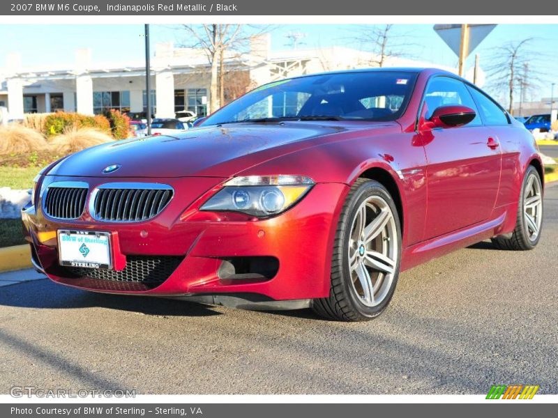 Indianapolis Red Metallic / Black 2007 BMW M6 Coupe