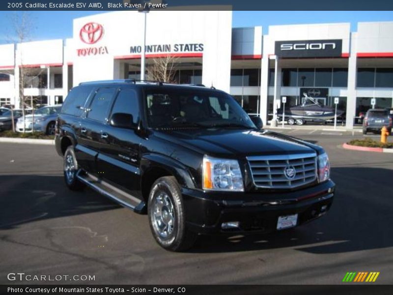 Black Raven / Pewter 2005 Cadillac Escalade ESV AWD