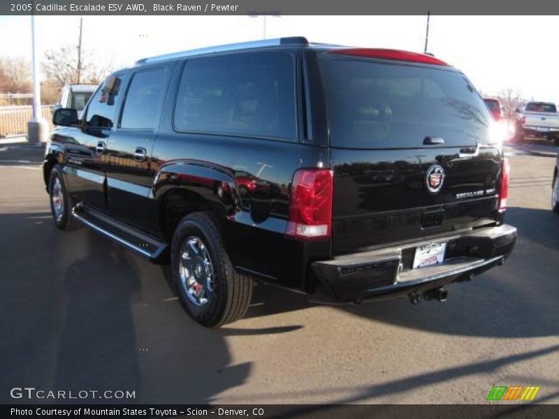 Black Raven / Pewter 2005 Cadillac Escalade ESV AWD