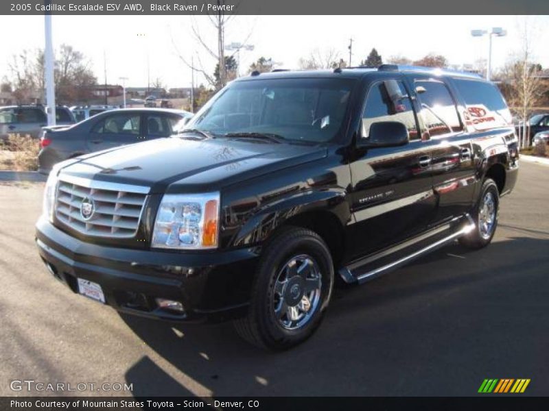 Black Raven / Pewter 2005 Cadillac Escalade ESV AWD
