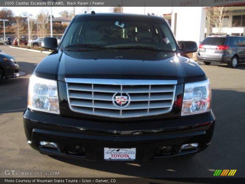 Black Raven / Pewter 2005 Cadillac Escalade ESV AWD