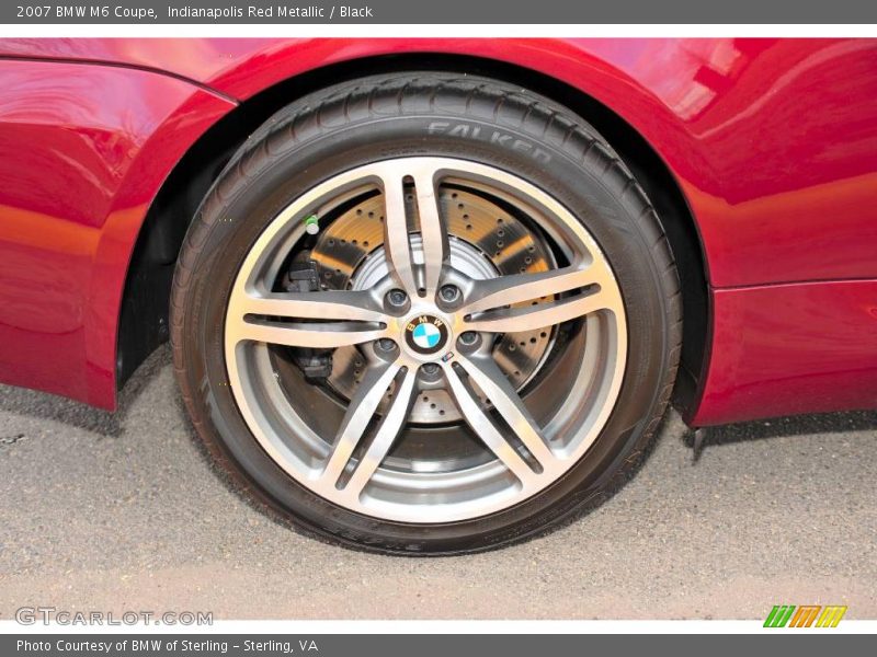 Indianapolis Red Metallic / Black 2007 BMW M6 Coupe