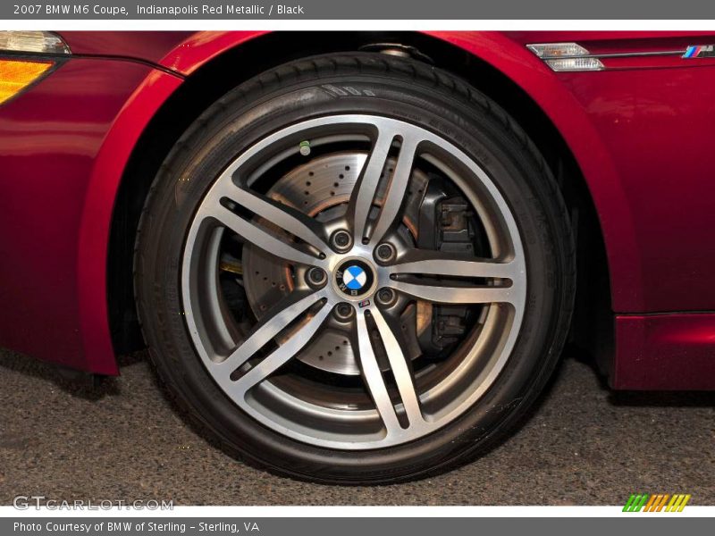 Indianapolis Red Metallic / Black 2007 BMW M6 Coupe