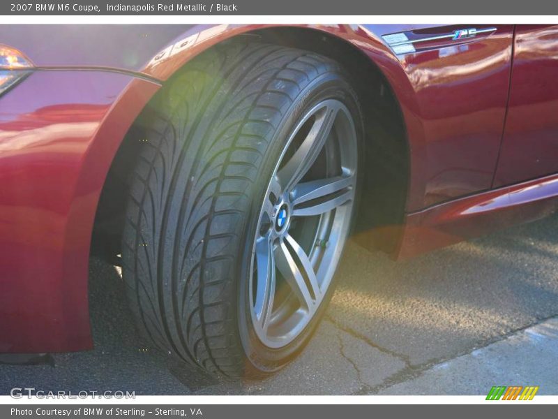 Indianapolis Red Metallic / Black 2007 BMW M6 Coupe