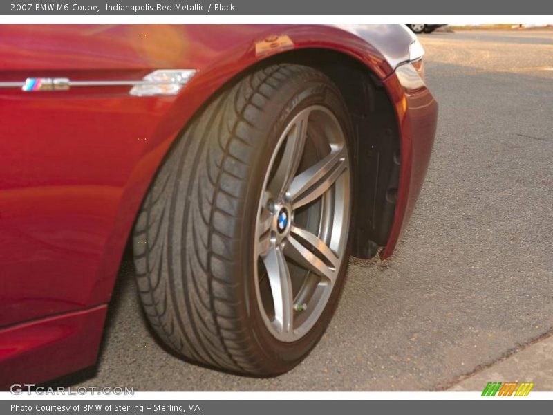 Indianapolis Red Metallic / Black 2007 BMW M6 Coupe