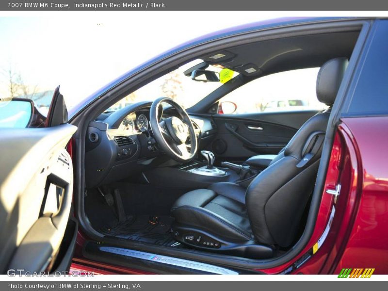 Indianapolis Red Metallic / Black 2007 BMW M6 Coupe