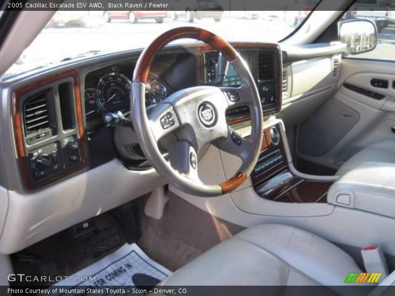 Black Raven / Pewter 2005 Cadillac Escalade ESV AWD