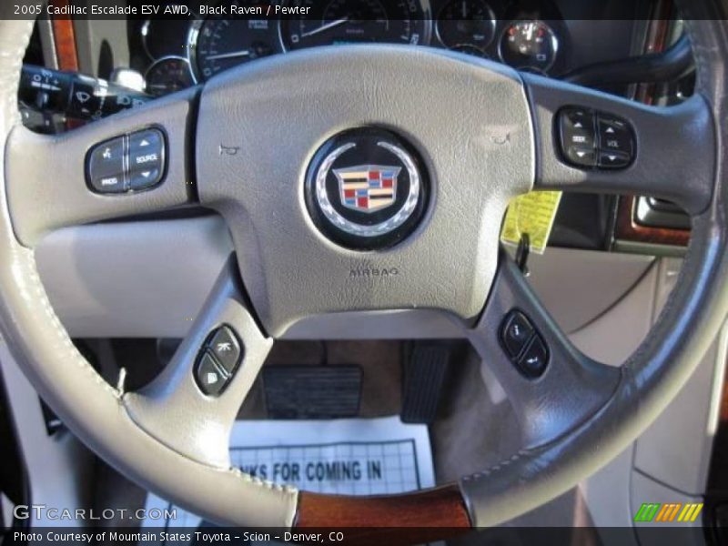Black Raven / Pewter 2005 Cadillac Escalade ESV AWD