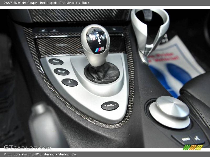 Indianapolis Red Metallic / Black 2007 BMW M6 Coupe