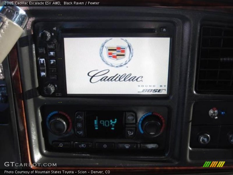 Black Raven / Pewter 2005 Cadillac Escalade ESV AWD