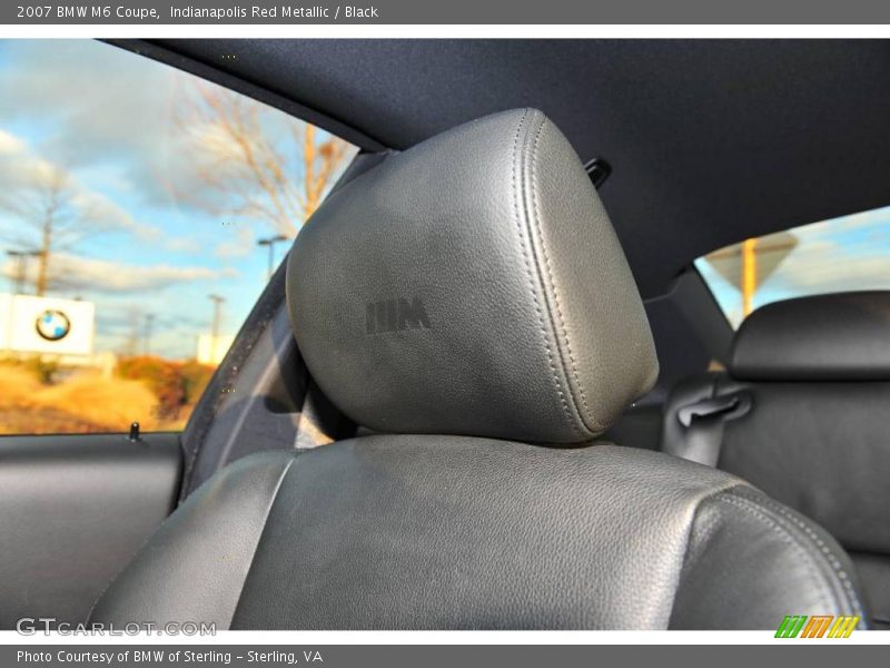 Indianapolis Red Metallic / Black 2007 BMW M6 Coupe