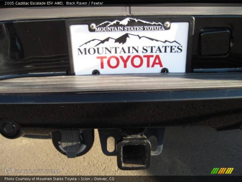 Black Raven / Pewter 2005 Cadillac Escalade ESV AWD
