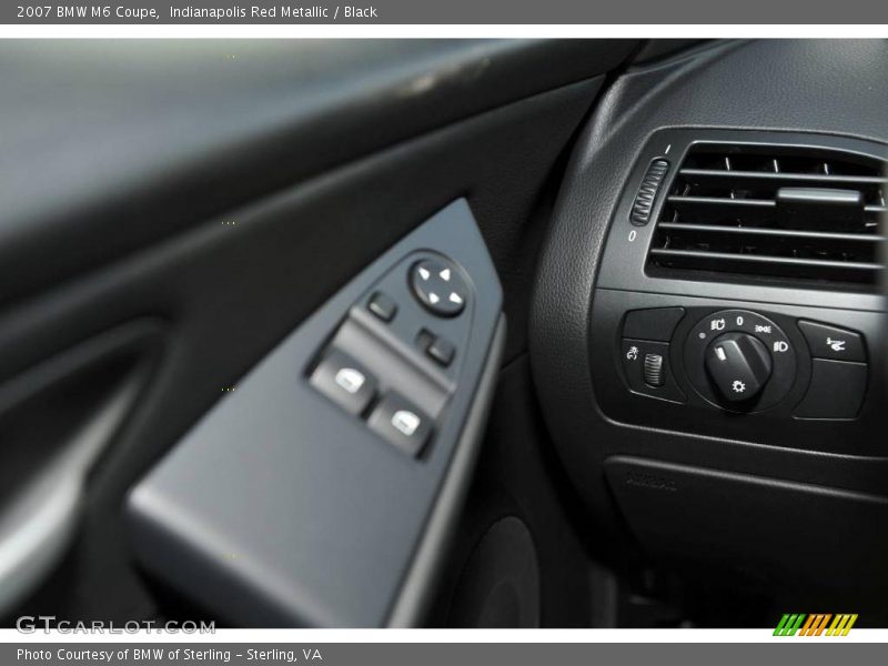 Indianapolis Red Metallic / Black 2007 BMW M6 Coupe