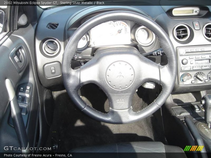 Sterling Silver Metallic / Black 2002 Mitsubishi Eclipse Spyder GT