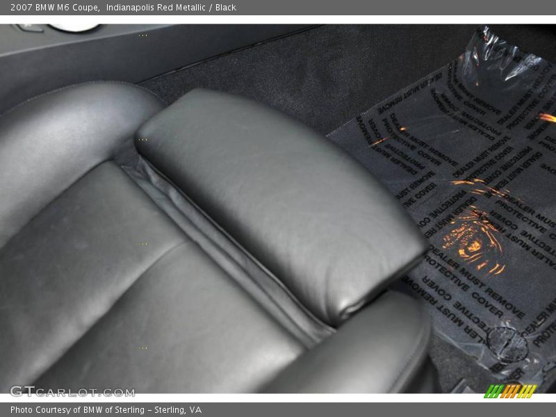 Indianapolis Red Metallic / Black 2007 BMW M6 Coupe