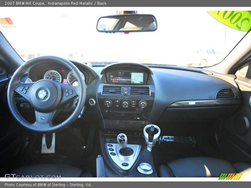 Indianapolis Red Metallic / Black 2007 BMW M6 Coupe