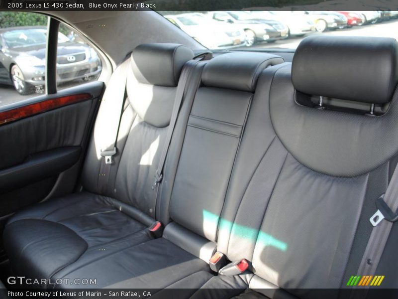 Blue Onyx Pearl / Black 2005 Lexus LS 430 Sedan