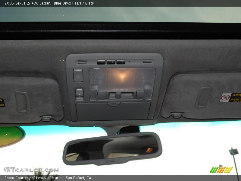 Blue Onyx Pearl / Black 2005 Lexus LS 430 Sedan