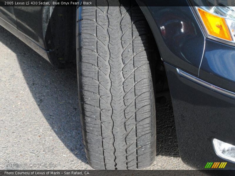 Blue Onyx Pearl / Black 2005 Lexus LS 430 Sedan