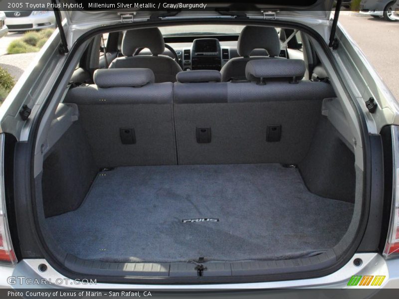 Millenium Silver Metallic / Gray/Burgundy 2005 Toyota Prius Hybrid