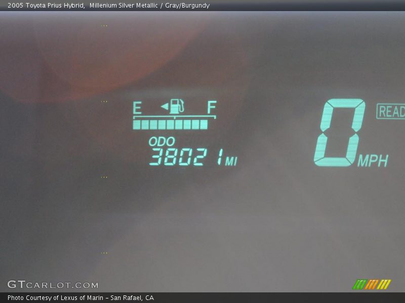 Millenium Silver Metallic / Gray/Burgundy 2005 Toyota Prius Hybrid