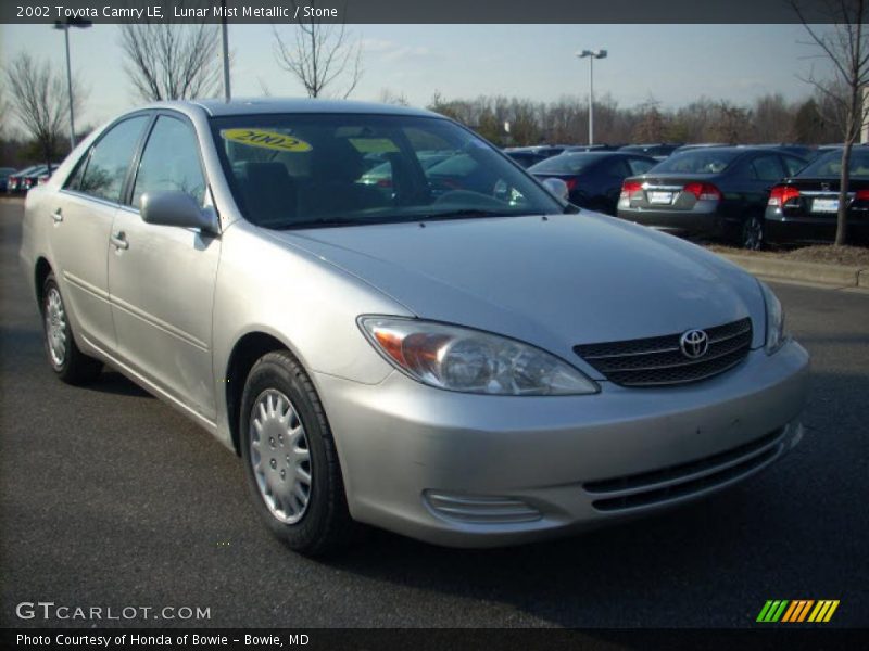 Lunar Mist Metallic / Stone 2002 Toyota Camry LE
