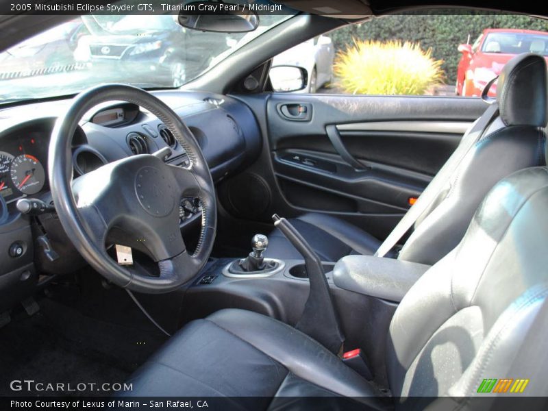 Titanium Gray Pearl / Midnight 2005 Mitsubishi Eclipse Spyder GTS