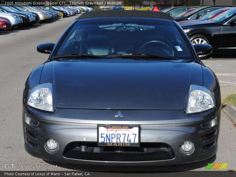 Titanium Gray Pearl / Midnight 2005 Mitsubishi Eclipse Spyder GTS