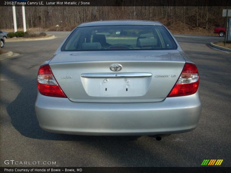 Lunar Mist Metallic / Stone 2002 Toyota Camry LE