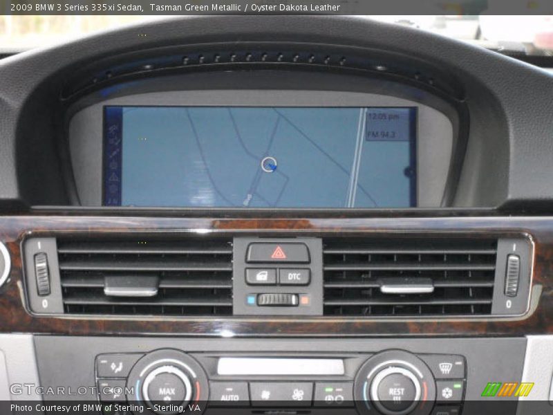 Tasman Green Metallic / Oyster Dakota Leather 2009 BMW 3 Series 335xi Sedan