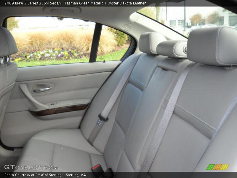 Tasman Green Metallic / Oyster Dakota Leather 2009 BMW 3 Series 335xi Sedan