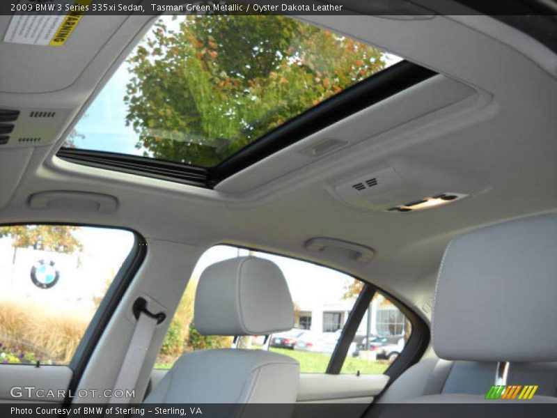 Tasman Green Metallic / Oyster Dakota Leather 2009 BMW 3 Series 335xi Sedan