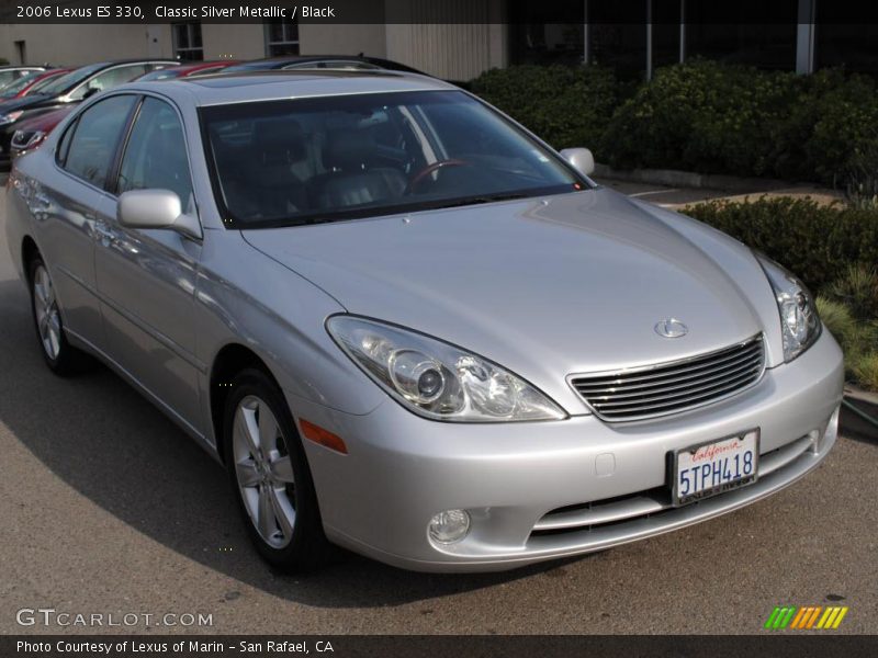 Classic Silver Metallic / Black 2006 Lexus ES 330