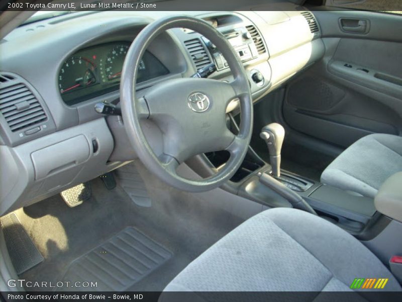 Lunar Mist Metallic / Stone 2002 Toyota Camry LE