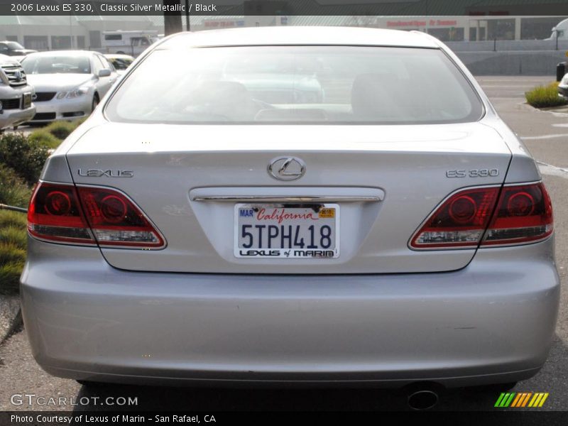 Classic Silver Metallic / Black 2006 Lexus ES 330