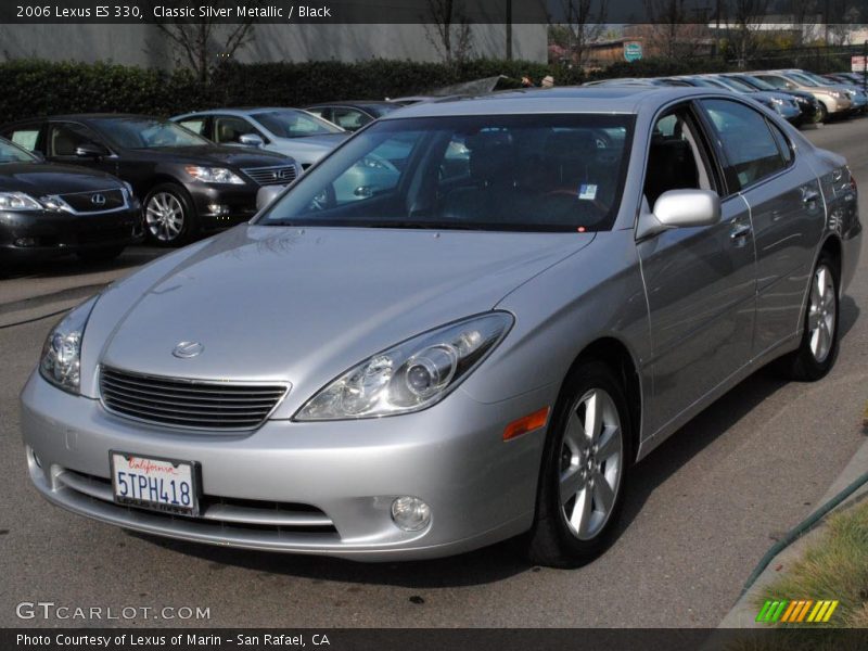 Classic Silver Metallic / Black 2006 Lexus ES 330