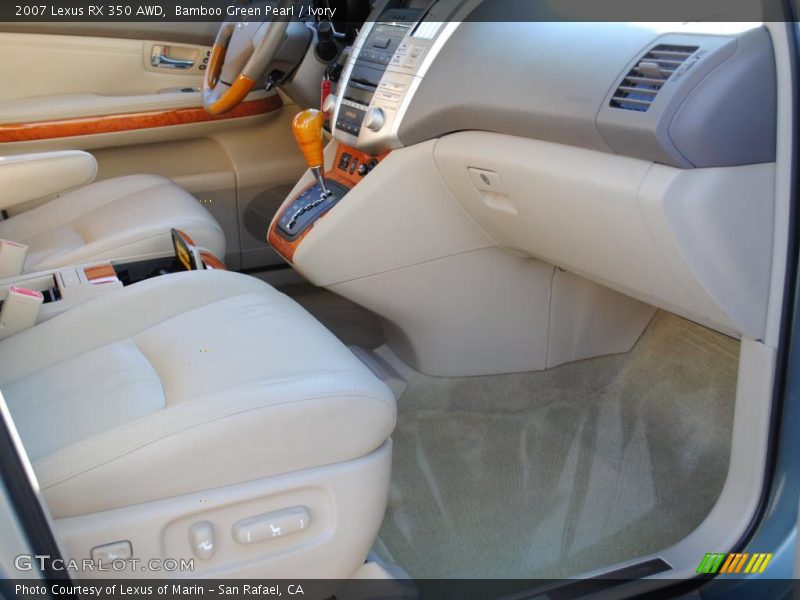 Bamboo Green Pearl / Ivory 2007 Lexus RX 350 AWD