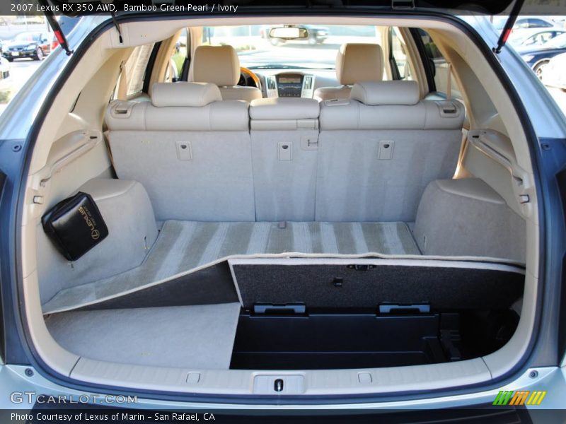 Bamboo Green Pearl / Ivory 2007 Lexus RX 350 AWD