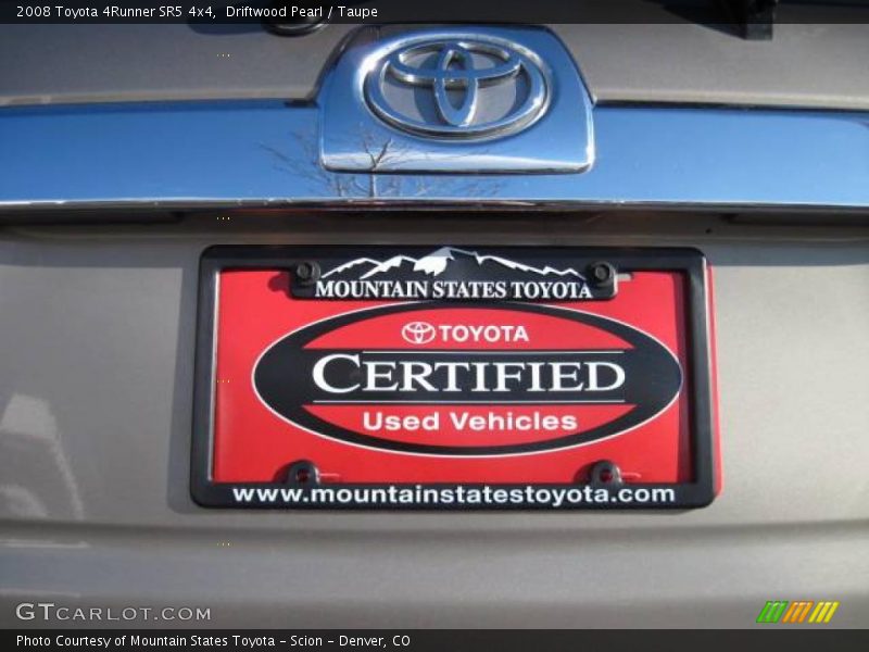 Driftwood Pearl / Taupe 2008 Toyota 4Runner SR5 4x4