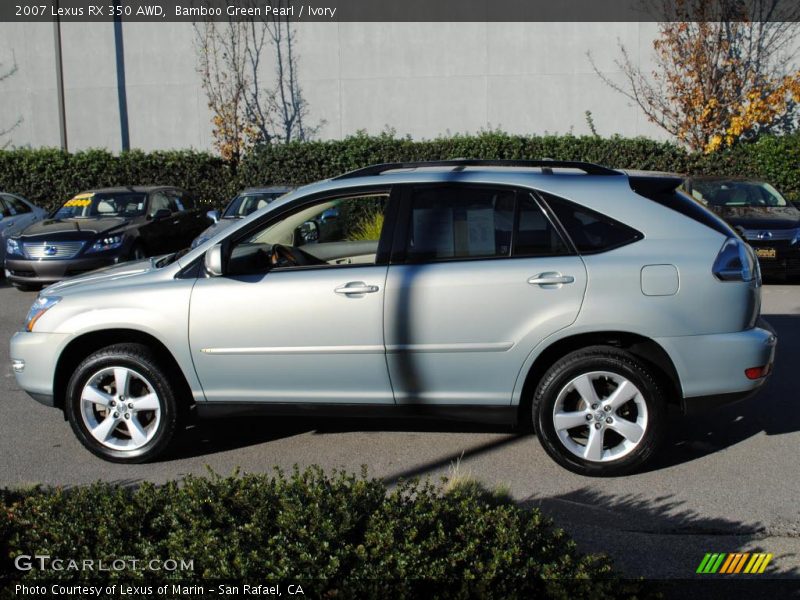 Bamboo Green Pearl / Ivory 2007 Lexus RX 350 AWD
