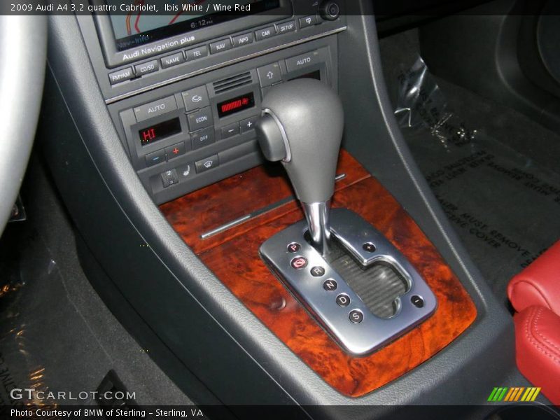 Ibis White / Wine Red 2009 Audi A4 3.2 quattro Cabriolet