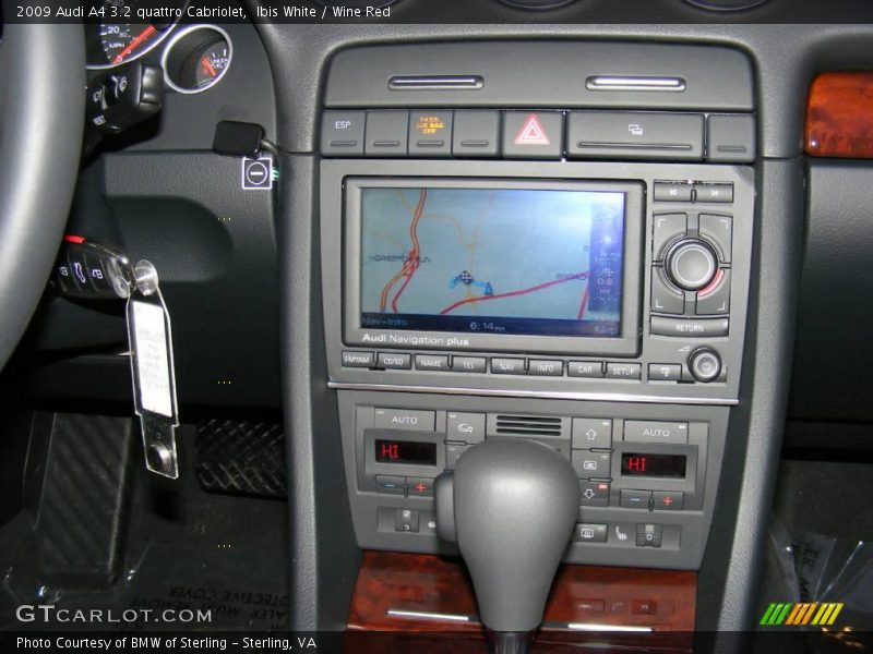 Ibis White / Wine Red 2009 Audi A4 3.2 quattro Cabriolet