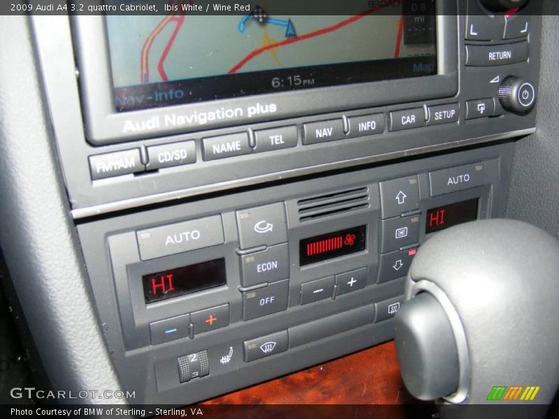 Ibis White / Wine Red 2009 Audi A4 3.2 quattro Cabriolet