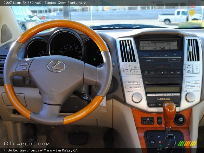 Bamboo Green Pearl / Ivory 2007 Lexus RX 350 AWD
